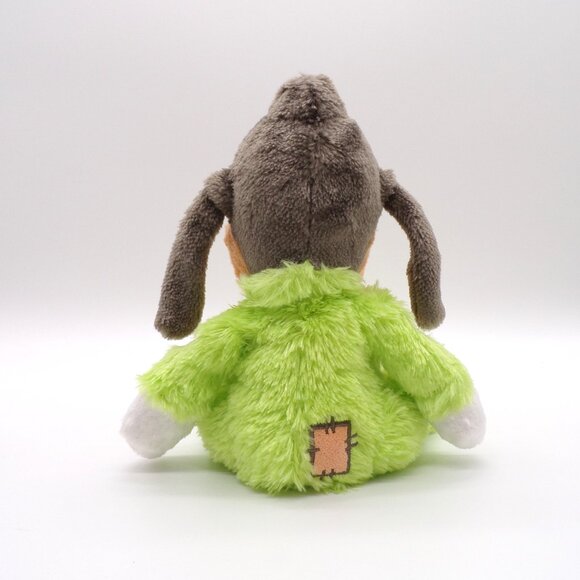 Disney Baby Goofy Plush Rattle Green Soft Patches 8 inches Stuffed Animal Toy - Picture 7 of 11